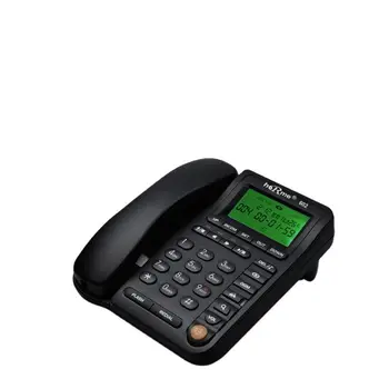 Проводной телефон 1Шт, громкая связь, регулируемая громкость, проводной стационарный телефон для дома, офиса в отеле
