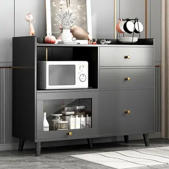 Простые современные настенные кухонные шкафы, современная кухонная мебель, простой деревянный шкаф для хранения, буфет, домашний многофункциональный стеллаж