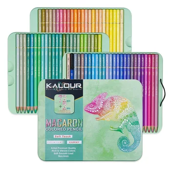 Профессиональные Цветные карандаши 72 цветов, мягкая сердцевина художника с ярким цветом, Идеально подходят для рисования Эскизов, растушевки, раскрашивания