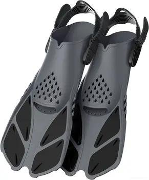 Профессиональные ласты для подводного плавания с маской для ног Регулируемые Комфортные ласты для плавания для взрослых Ласты Оборудование для плавания Водные виды спорта