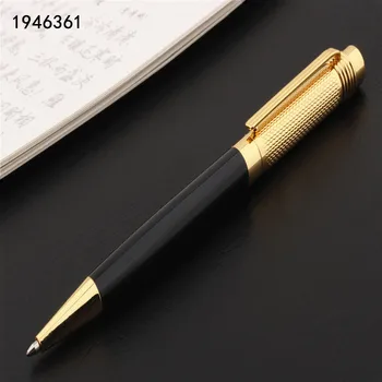 Роскошное качество 856 Золотая шляпа Черная Деловая офисная шариковая ручка студенческие школьные канцелярские принадлежности Шариковые ручки для письма