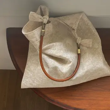 Роскошный дизайн, Винтажные сумки на одно плечо из натуральной кожи с цветочным принтом, большие вместительные однотонные сумки bolsas femininas