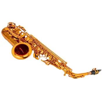 Саксофон High Alto Eb Tune, Новое поступление, Латунный музыкальный инструмент из розового золота, Ми-бемоль Саксофон с аксессуарами в футляре