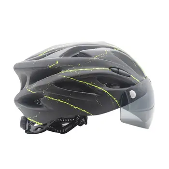 Сверхлегкий велосипедный шлем для мужчин и женщин, Цельнолитый Дышащий велосипедный шлем с защитными очками, шлем для шоссейного велосипеда Aero MTB