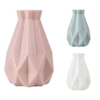 Современная ваза Декоративные вазы для цветов Предотвращают падение Современная геометрическая Нерегулярная деревенская ваза Украшение центральной части стола