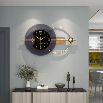 Современные минималистичные Настенные часы Украшение гостиной Столовой Индивидуальность Креативное Модное Украшение Настенные часы