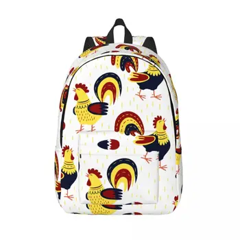 Студенческая сумка, рюкзак Roosters, легкий рюкзак для родителей и детей, сумка для ноутбука для пары