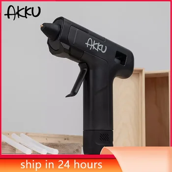 Термоклеевой пистолет AKKU с 125-миллиметровыми клеевыми палочками Беспроводной Электрический Термоклеевой Мини-инструмент для ремонта Термоклея Home DIY