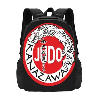 Товары для дзюдо Канадзава Дизайн выкройки Ноутбук Дорожные школьные сумки Дзюдо Канадзава Япония Боевое искусство