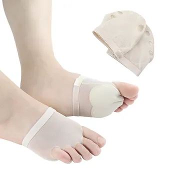 Тренировочная обувь USHINE с пятью отверстиями, инструмент для ухода за ремешками для ног, Половинная подошва, гимнастика для йоги, Гимнастика для балета живота, Танцевальная обувь для ног, женская обувь