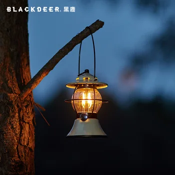 Уличный фонарь для кемпинга Moon, Зарядка, Ретро Светодиодная Портативная атмосфера, Декоративное освещение лагеря