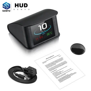 Универсальный HUD P10 OBD2 Smart Digital Meter Speed Head Up Display Сигнализация Превышения Скорости Код Неисправности Двигателя Автомобильный Навигатор для Безопасного Автомобиля