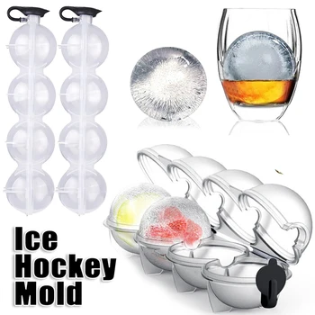 Форма для хоккея с шайбой 4,5-5 см, форма для приготовления коктейлей для виски, водки, кубиков льда, лоток для сферического замороженного желе, формы для поделок, барная посуда, коробка для шариков льда, инструменты
