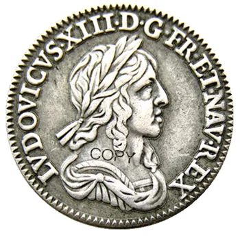 Франция, копии монет с серебряным покрытием 1642 года выпуска.