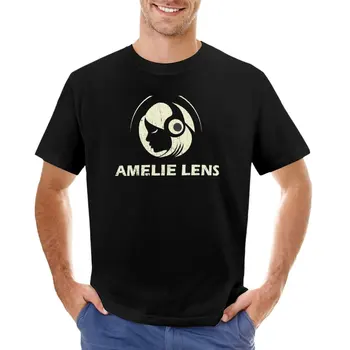 Футболка amelie lens dj, летний топ, быстросохнущая футболка, футболки для любителей спорта, забавные футболки, однотонные футболки для мужчин