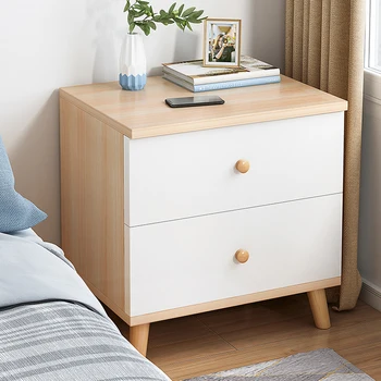 Хранение Маленькая кровать Приставной столик Роскошная минималистичная Тумбочка в скандинавском стиле в спальне Современные Симпатичные шкафы для офисной мебели
