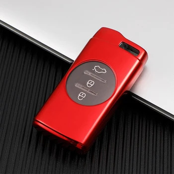 Чехол для ключей Чехол для автомобильных ключей Прочный высококачественный TPU 1шт синий/красный/серебристый/розовый/Черный для авто брелка Tiggo 8 5 7 Pro