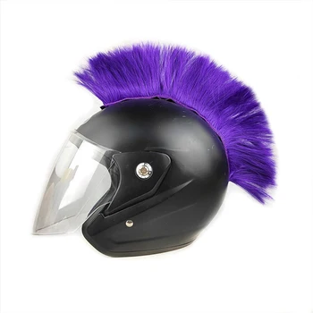 Шлем, парик, вырезаемые украшения для шлема, парики, Петушиный гребень для мотокросса, анфас, украшение для внедорожного шлема, наклейка для волос, паста