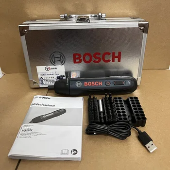 Электрическая Отвертка Bosch GO2 Аккумуляторная Отвертка 3,6 В Беспроводное Сверло С 33шт Отверткой Сверло Электрический Инструмент