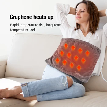Электрическая грелка для ног Грелка для рук Графеновое одеяло для физиотерапии USB Термомат Одеяло для облегчения боли в шее и спине