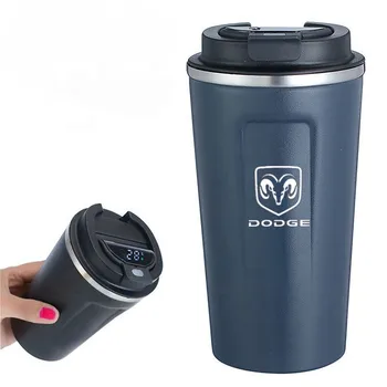 автомобильная кофейная чашка объемом 510 мл для Dodge Ram 1500 Journey 2013, 2015, 2016, 2017, 2018, 2019 интеллектуальный дисплей температуры