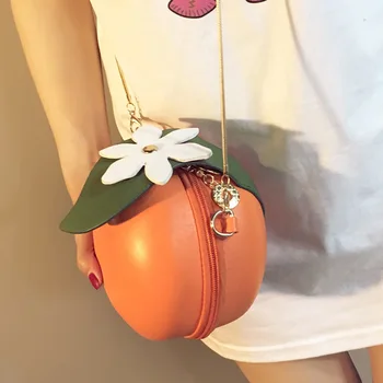креативная оранжевая форма, женские сумки через плечо, дизайнерские цепочки, сумка-мессенджер, забавная женская сумка через плечо, женские шикарные маленькие кошельки 2020